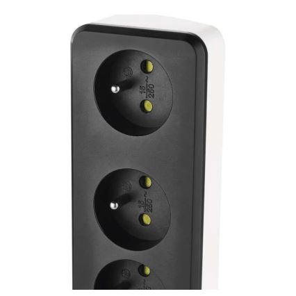 Extensão inteligente com interruptor GoSmart 4 tomadas + 1x USB-A + 1x USB-C 2 m Wi-Fi Tuya