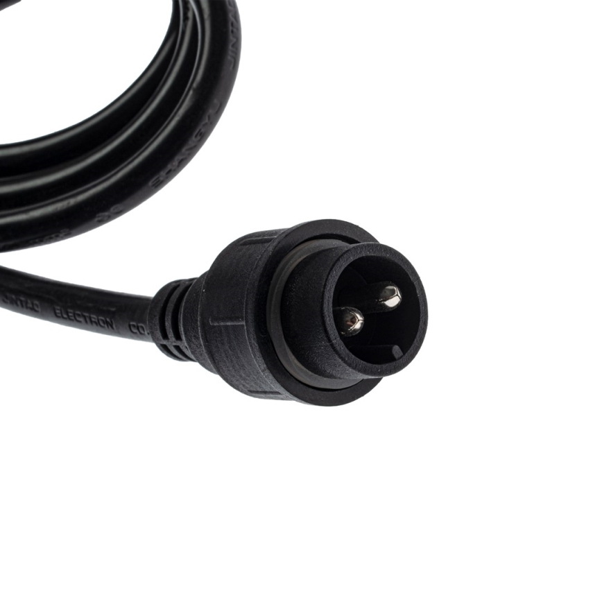 Exterior corrente decorativa GRINALDA 10xE27/15W/230V 10m IP44