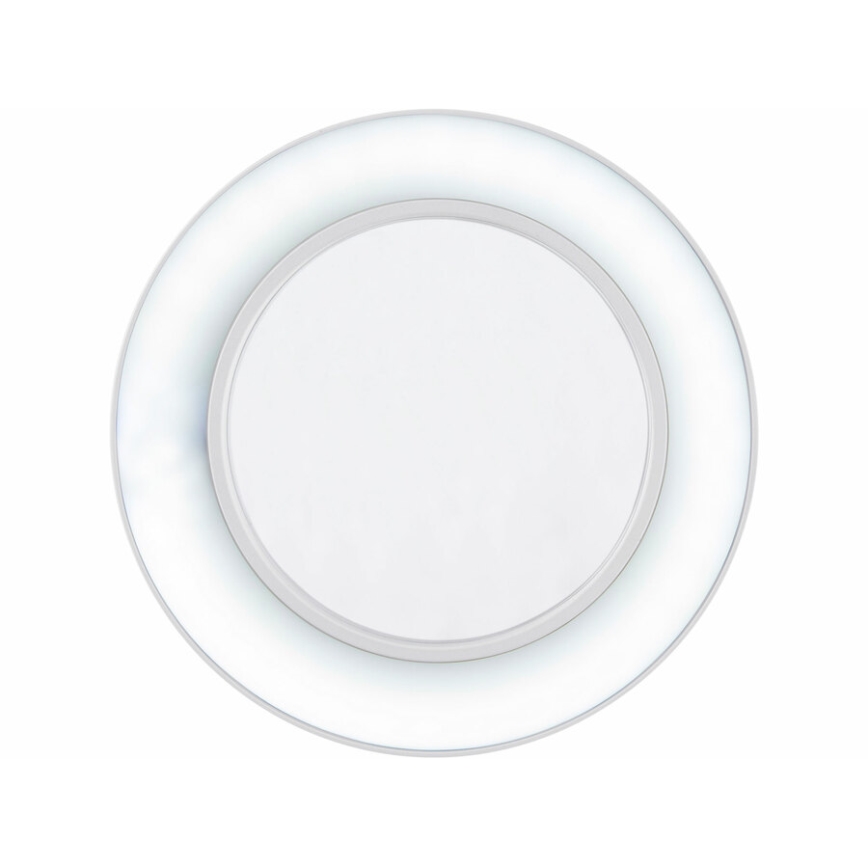 Extol - Candeeiro de mesa LED com regulação e lupa LED/8W/5V 2900/4500/7500K branco