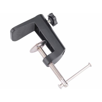 Extol - Candeeiro de mesa LED com regulação e lupa LED/8W/5V 2900/4500/7500K preto