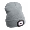Extol - Gorro com lanterna frontal recarregável por USB 300 mAh, cinzento, tamanho único