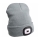 Extol - Gorro com lanterna frontal recarregável por USB 300 mAh, cinzento, tamanho único