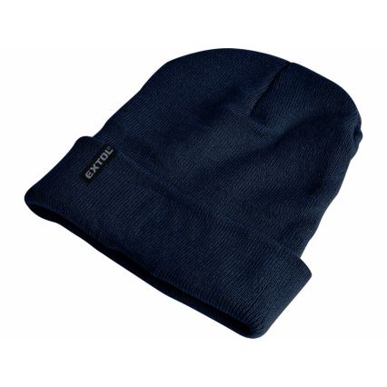 Extol - Gorro com uma lanterna de cabeça e carregador USB 250 mAh azul tamanho UNI
