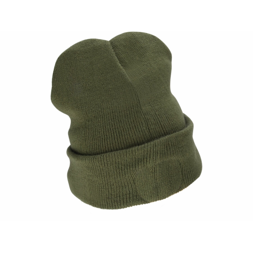 Extol - Gorro com uma lanterna de cabeça e carregador USB 300 mAh laranja neon/verde tamanho UNI