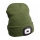 Extol - Gorro com uma lanterna de cabeça e carregador USB 300 mAh verde tamanho UNI