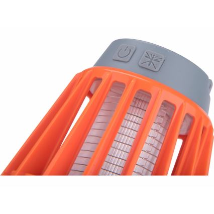 Extol - Lâmpada portátil LED com apanhador de insetos LED/3W/2000 mAh/3,7V IPX6