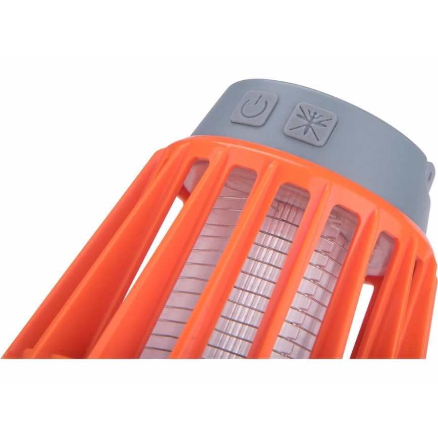 Extol - Lâmpada portátil LED com apanhador de insetos LED/3W/2000 mAh/3,7V IPX6