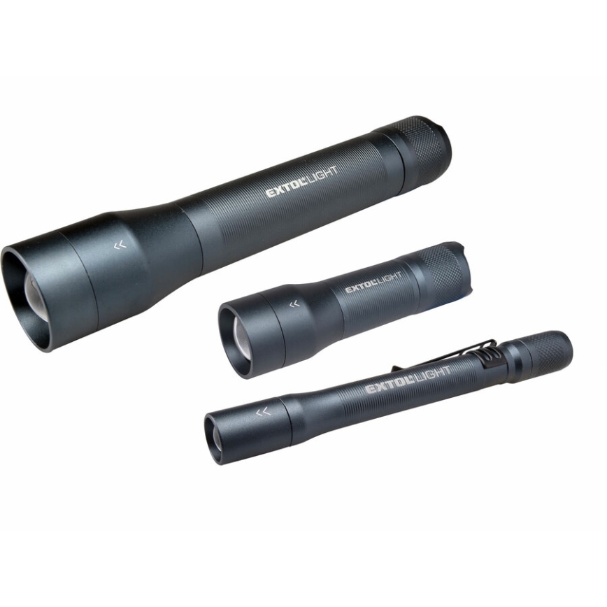 Extol - Lanterna LED LED/2xAAA IP54 antracite