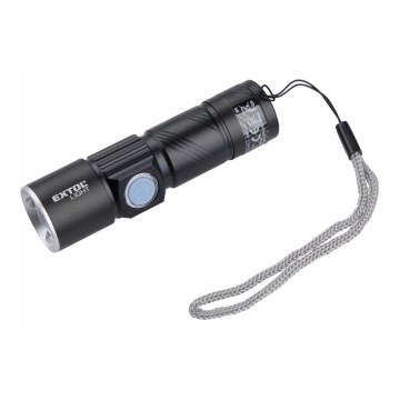 Extol - Lanterna LED LED/3W/450 mAh/3,7V preto