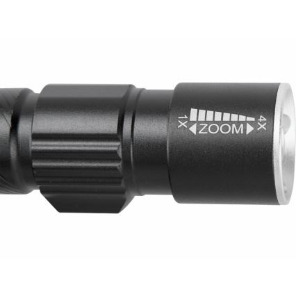 Extol - Lanterna recarregável LED/3W/450 mAh/3,7V preta