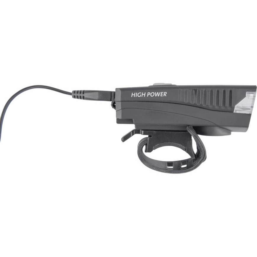 Extol - Lanterna recarregável LED com buzina para bicicleta LED/5W/1200 mAh/3,7V IPX4