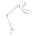 Extol - LED Lâmpada de mesa regulável com lupa LED/10W/230V branca