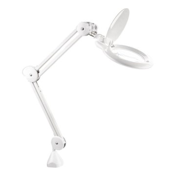 Extol - LED Lâmpada de mesa regulável com lupa LED/10W/230V branca
