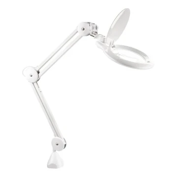 Extol - LED Lâmpada de mesa regulável com lupa LED/10W/230V branca