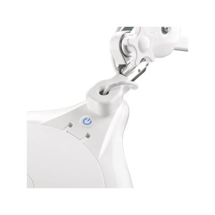 Extol - LED Lâmpada de mesa regulável com lupa LED/10W/230V branca