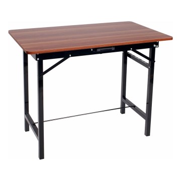 Extol - Mesa de trabalho dobrável 100x60 cm castanho/preto