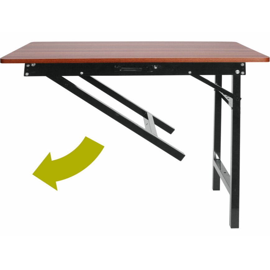 Extol - Mesa de trabalho dobrável 100x60 cm castanho/preto