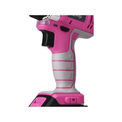 Extol - Parafusadeira a bateria 1300 mAh 12V rosa