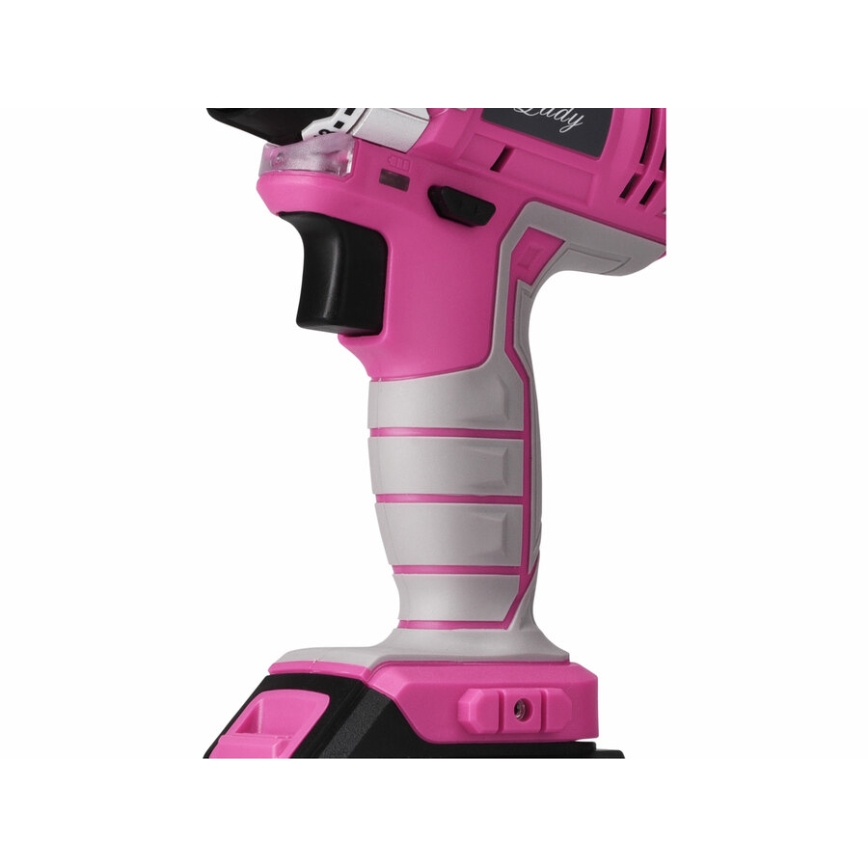 Extol - Parafusadeira a bateria 1300 mAh 12V rosa