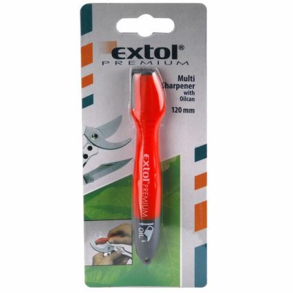 Extol Premium - Afiador universal com lata de óleo de 120 mm