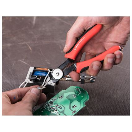 Extol Premium - Alicate de corte lateral e decapador 150 mm