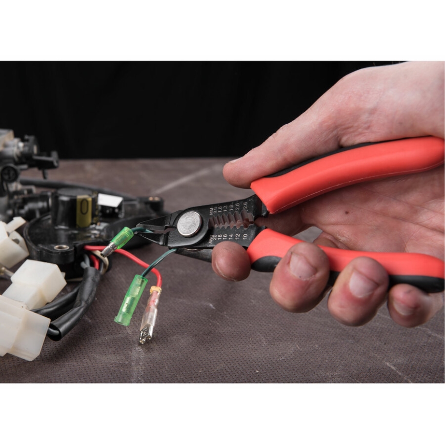 Extol Premium - Alicate de corte lateral e decapador 150 mm