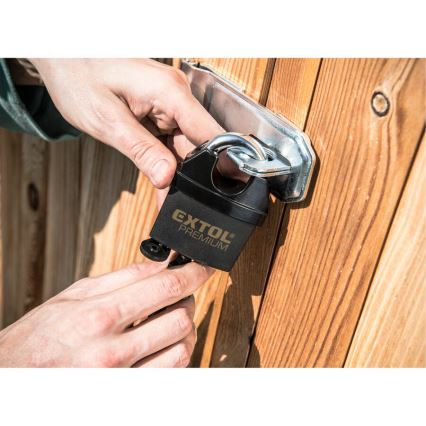 Extol Premium - Cadeado à prova de água 50 mm preto