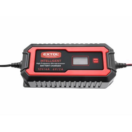 Extol Premium - Carregador de bateria do carro 9 fases 6/12V 4A IP65