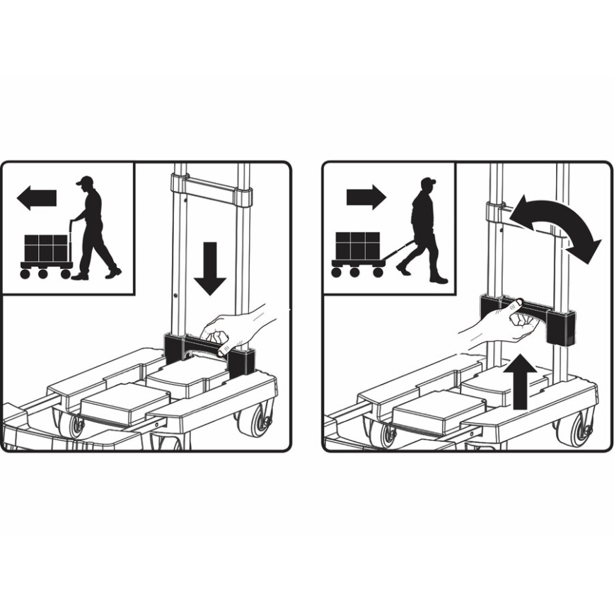 Extol Premium - Carrinho dobrável