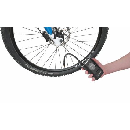 Extol Premium - Compressor de bolso digital 4000 mAh 7,4V preto