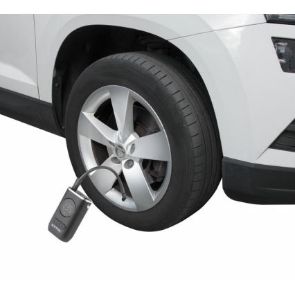 Extol Premium - Compressor de bolso digital 4000 mAh 7,4V preto