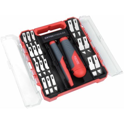 Extol Premium - Conjunto de facas de trinchar com pinças 21 unid.