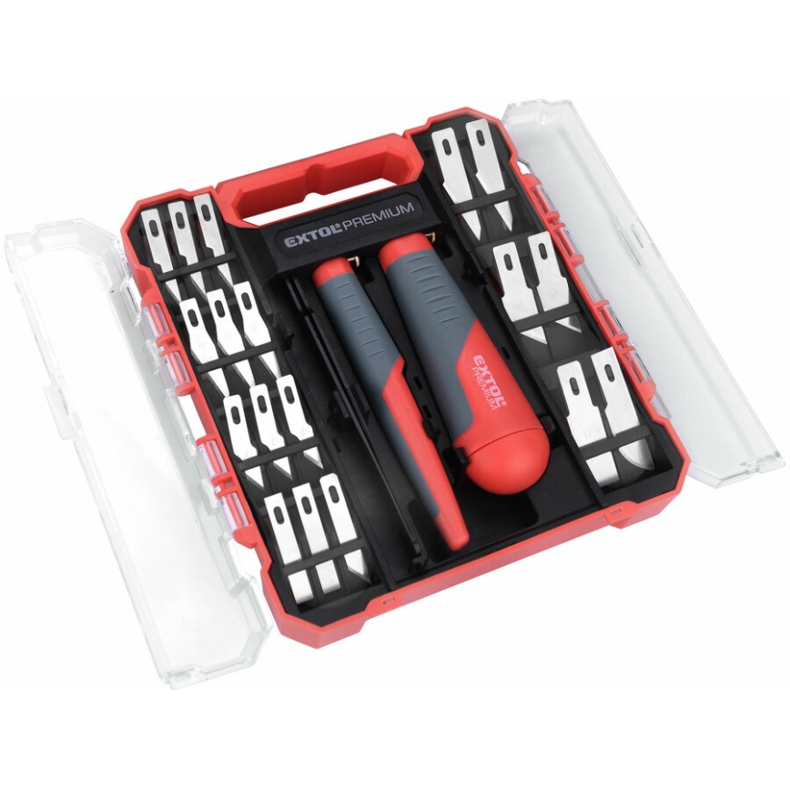 Extol Premium - Conjunto de facas de trinchar com pinças 21 unid.