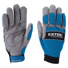 Extol Premium - Luvas de trabalho tamanho 10'' azul/cinzento