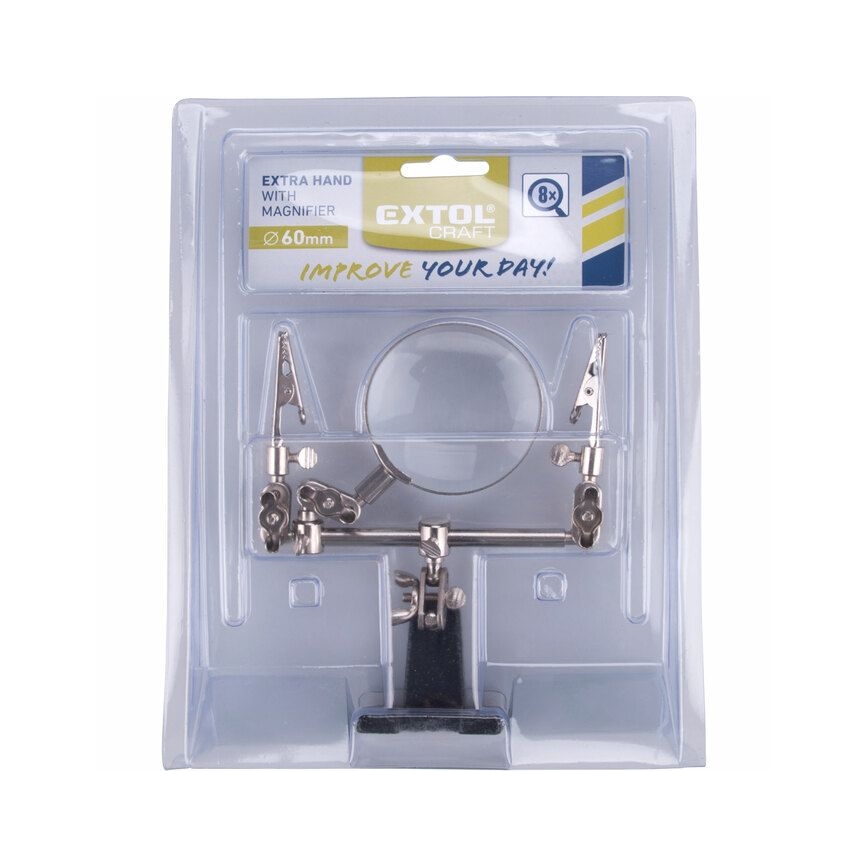 Extol - Terceira mão com uma lupa