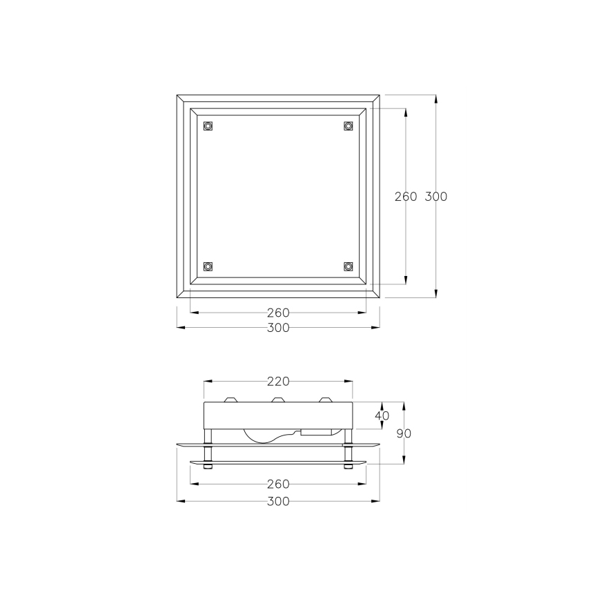 Fabas 2957/61/102 - Luz de teto MAGGIE 1xE27/60W/230V