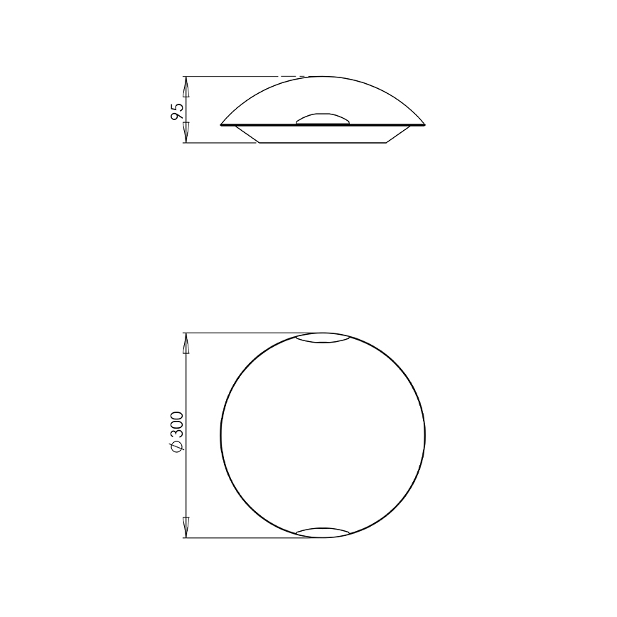 Fabas 3061/61/102 - Luz de teto KENT 1xE27/60W/230V