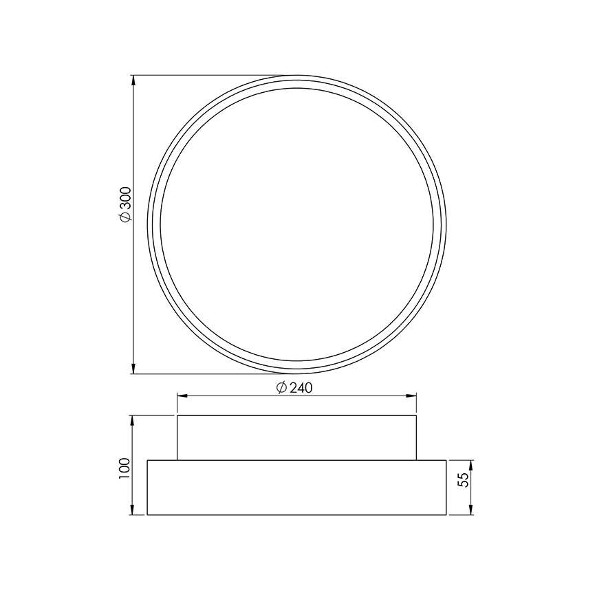 Fabas 3229/65/102 - Luz de trabalho HATTON 2xE27/30W/230V IP65