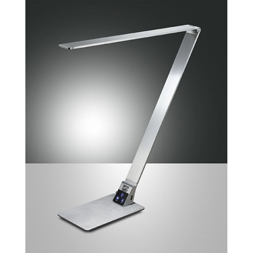Fabas 3265/30/212 - Candeeiro de mesa LED com regulação WASP LED/12W/230V 3000/4000/5000K cromado mate
