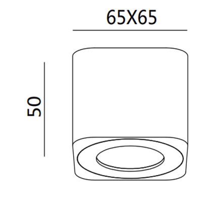 Fabas 3429-71-102 - Foco LED PALMI LED/6W/230V