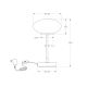 Fabas Luce 3339-30-178 - LED Candeeiro de mesa táctil com regulação JAP LED/5W/230V cromado mate