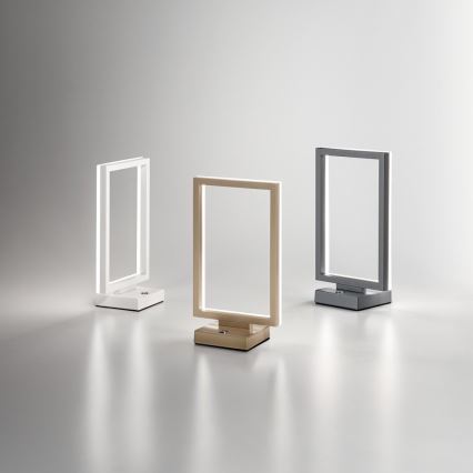 Fabas Luce 3394-30-225 - Candeeiro de mesa LED com regulação BARD LED/15W/230V dourada