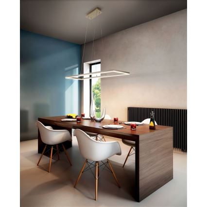 Fabas Luce 3394-45-225 - Candelabro suspenso LED com regulação BARD LED/52W/230V 3000K dourada