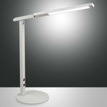 Fabas Luce 3550-30-102 - Candeeiro de mesa LED com regulação IDEAL LED/10W/230V 3000-6000K branco