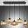 Fabas Luce 3627-48-125 - Candelabro suspenso GILLIS 5xE27/40W/230V dourada/preto