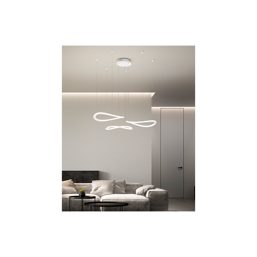 Fabas Luce 3711-47-102 - Candeeiro suspenso LED TIRRENO LED/50W/230V