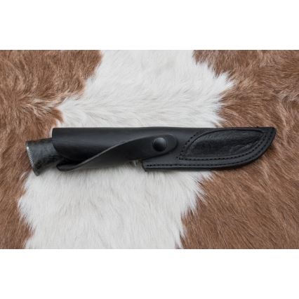 Faca de caça em damasco 13,8 cm Bétula/osso de camelo