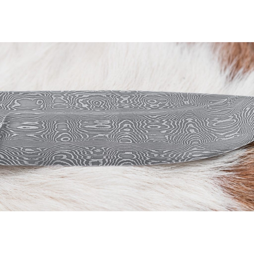 Faca de Damasco exclusiva 13 cm castanheiro