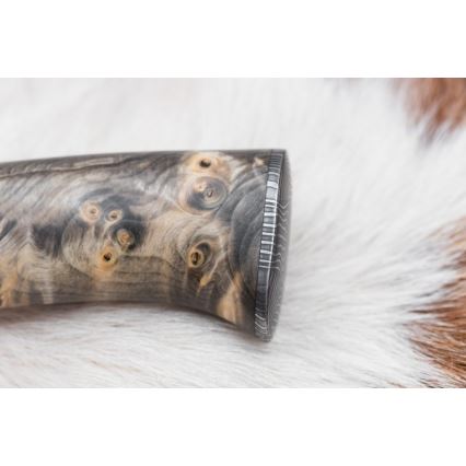 Faca de Damasco exclusiva 13 cm castanheiro