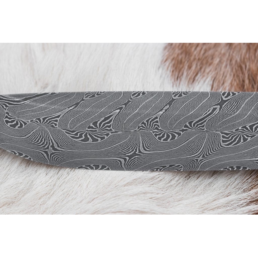 Faca de Damasco exclusiva 13 cm serpentinito/chifre de rena